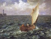 Fishing Boat Jean Francois Millet